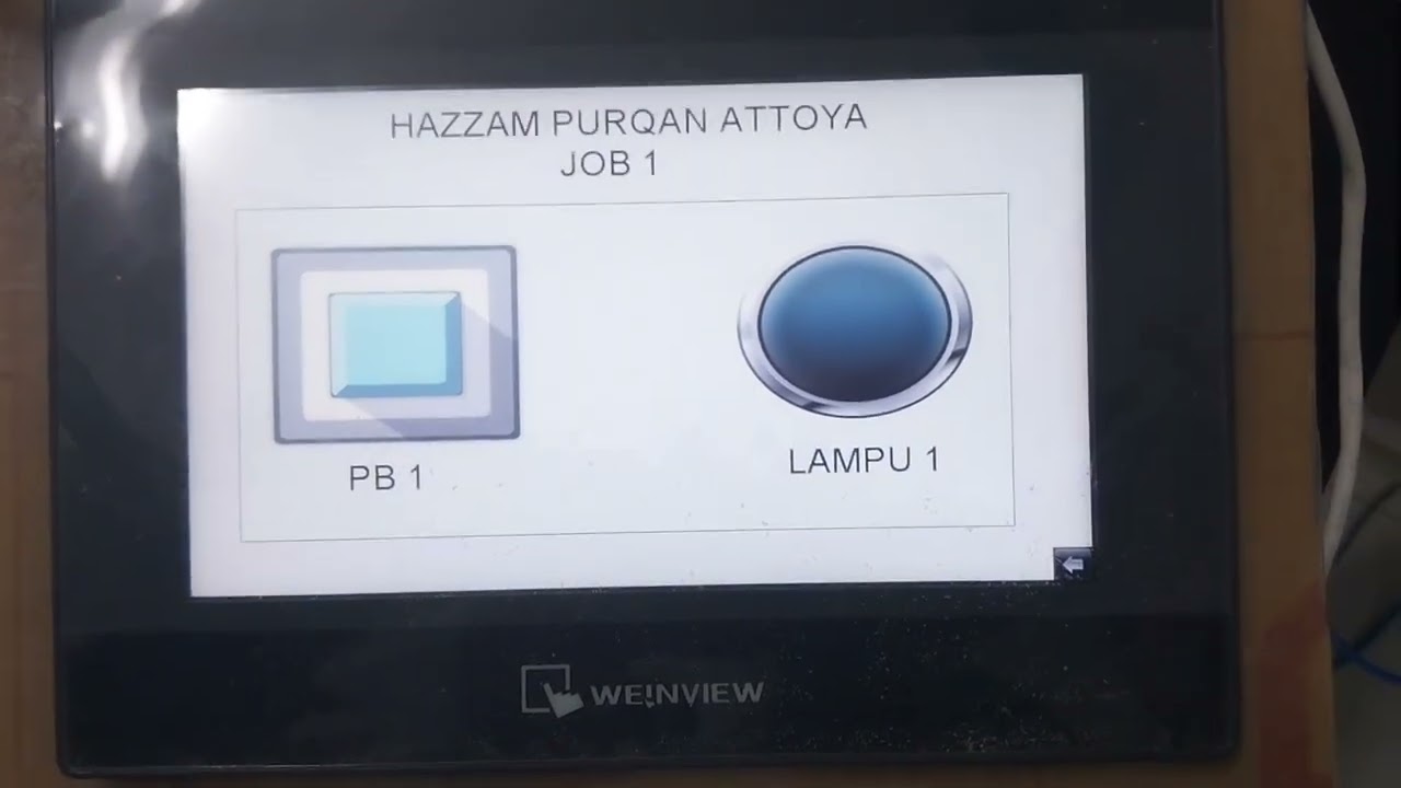 JOB 1 : Pembuatan Objek HMi dengan software (Easy builder pro)