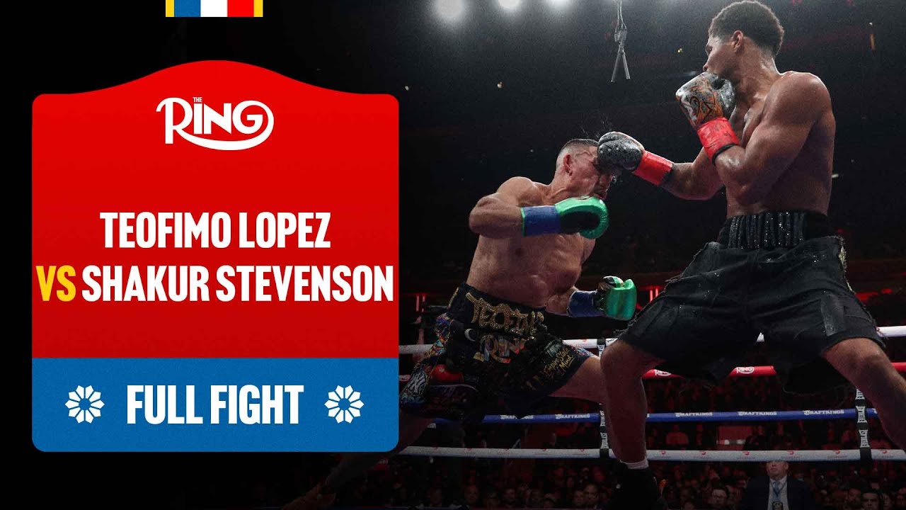 FULL FIGHT! Teofimo Lopez vs Shakur Stevenson | The Ring VI
