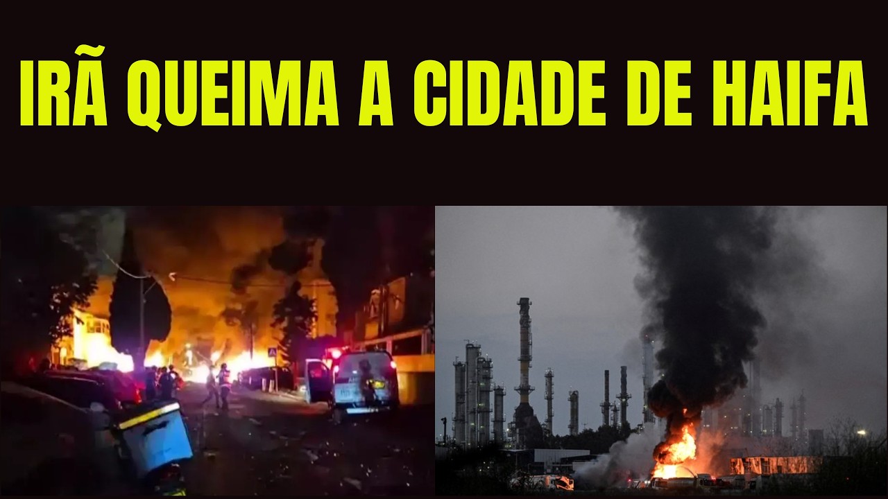 Ir&atilde; Ataca Refinaria e Outros Alvos em Haifa - H&aacute; Destrui&ccedil;&atilde;o e Relatos de V&iacute;timas