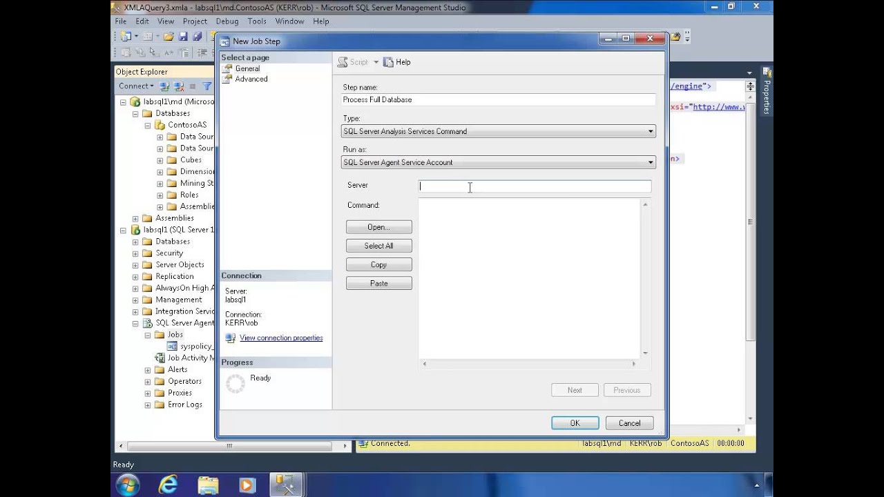 Automating cube processing