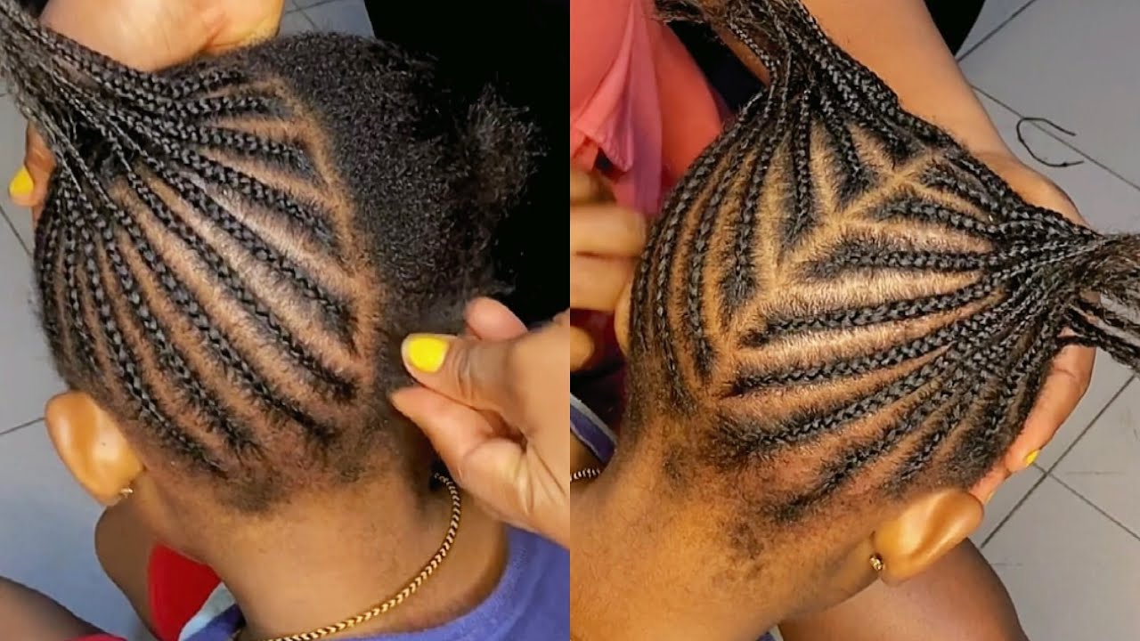 Easy and Simple Way to Braid Two Step Suku Hair Style.