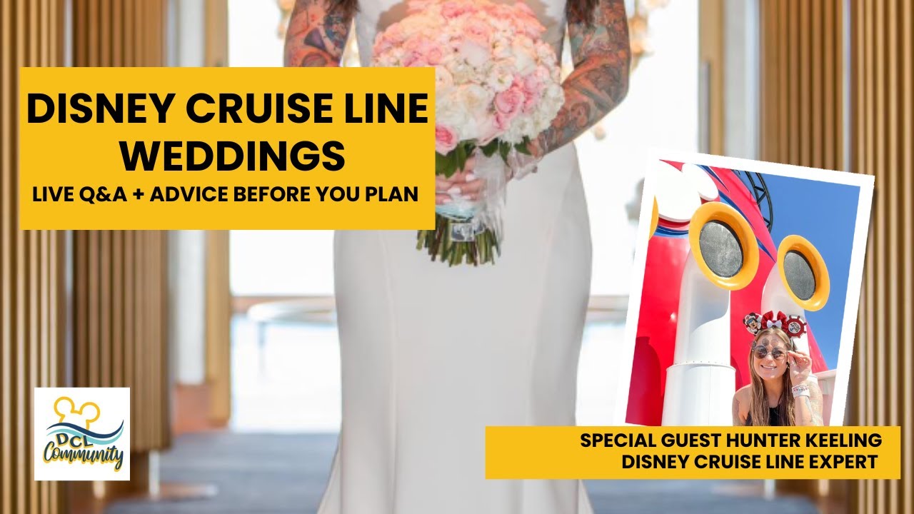 Disney Cruise Wedding LIVE Q&A