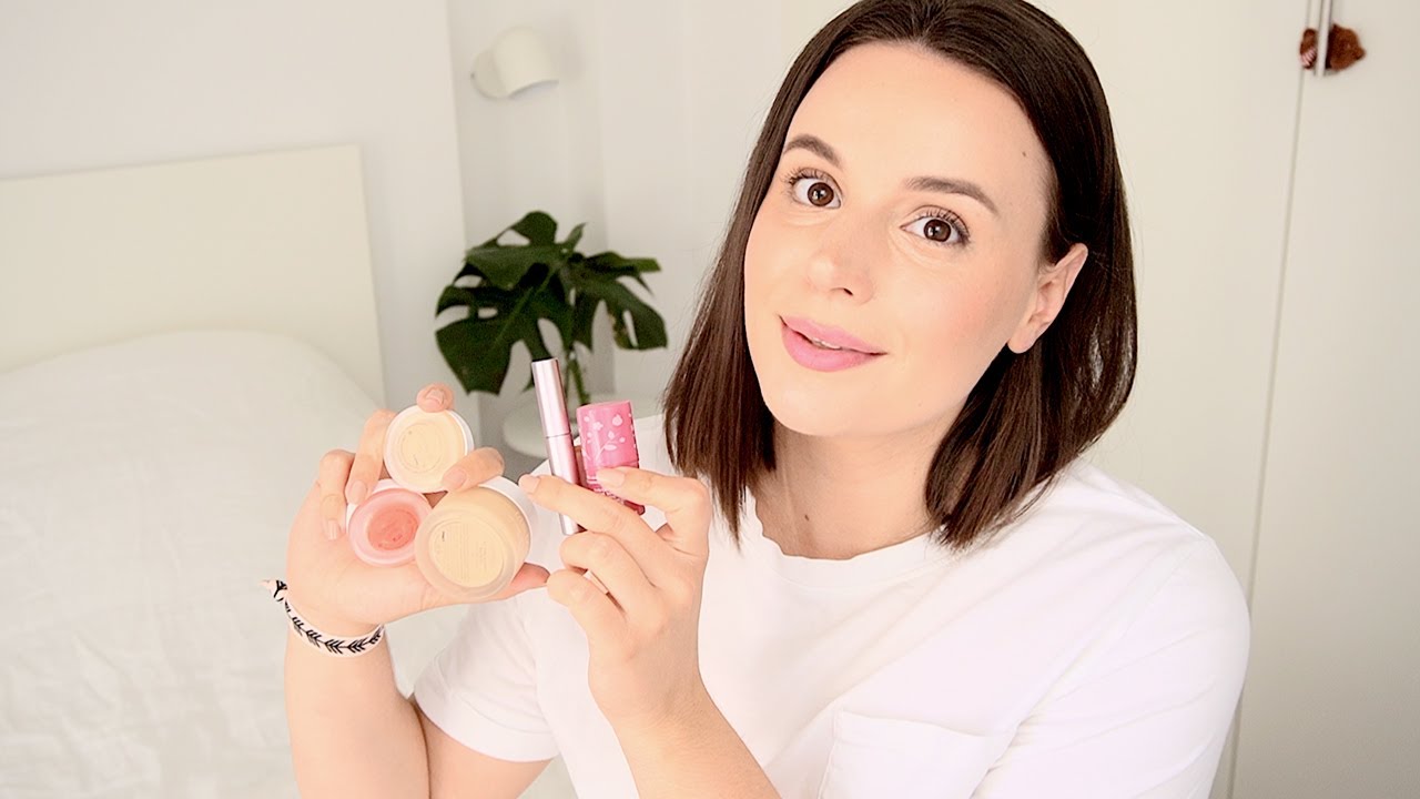 Recenzja RMS Beauty i 100% Pure: podkład, puder, róż, brwi