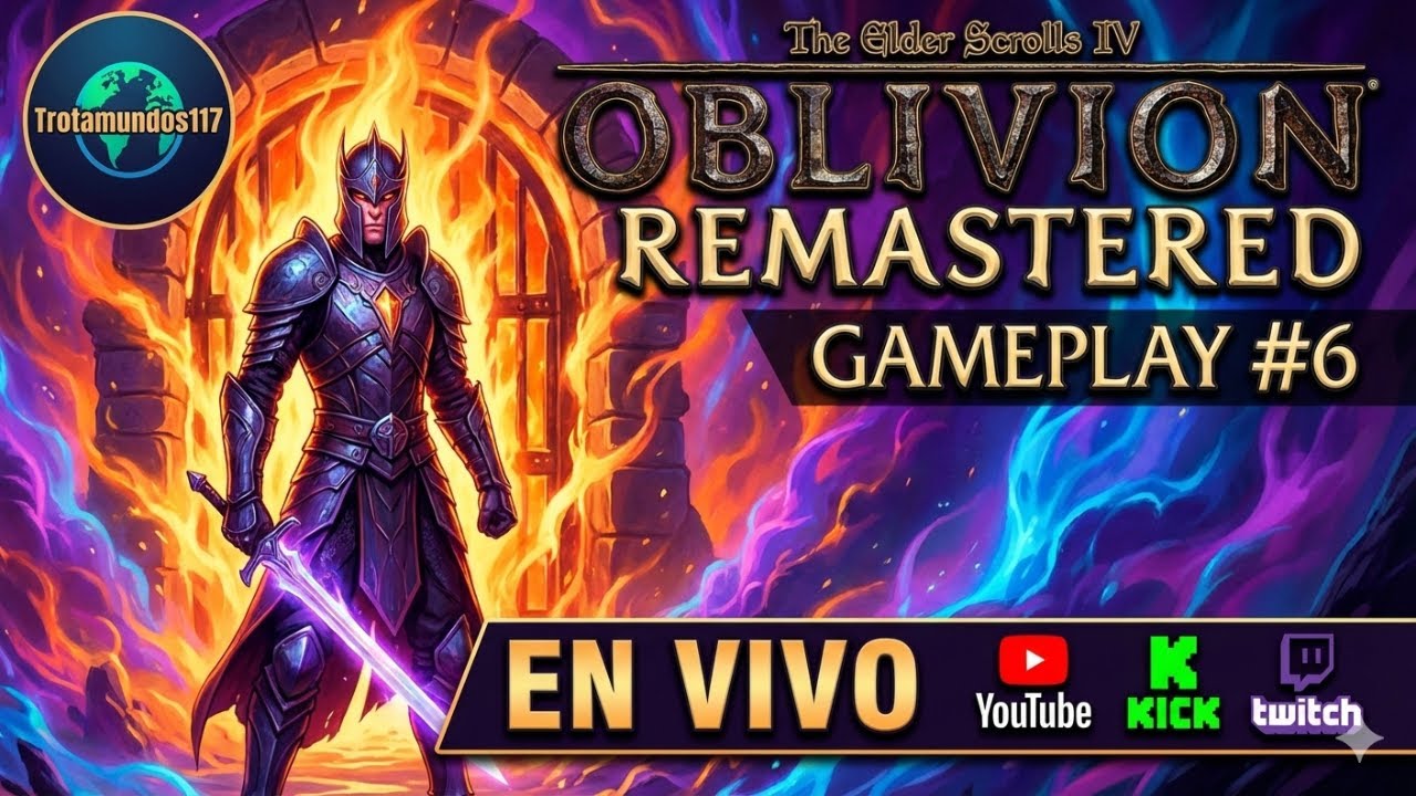 OBLIVION REMASTERED Gameplay #6 | Las Puertas de Oblivion se Abren | Trotamundos117