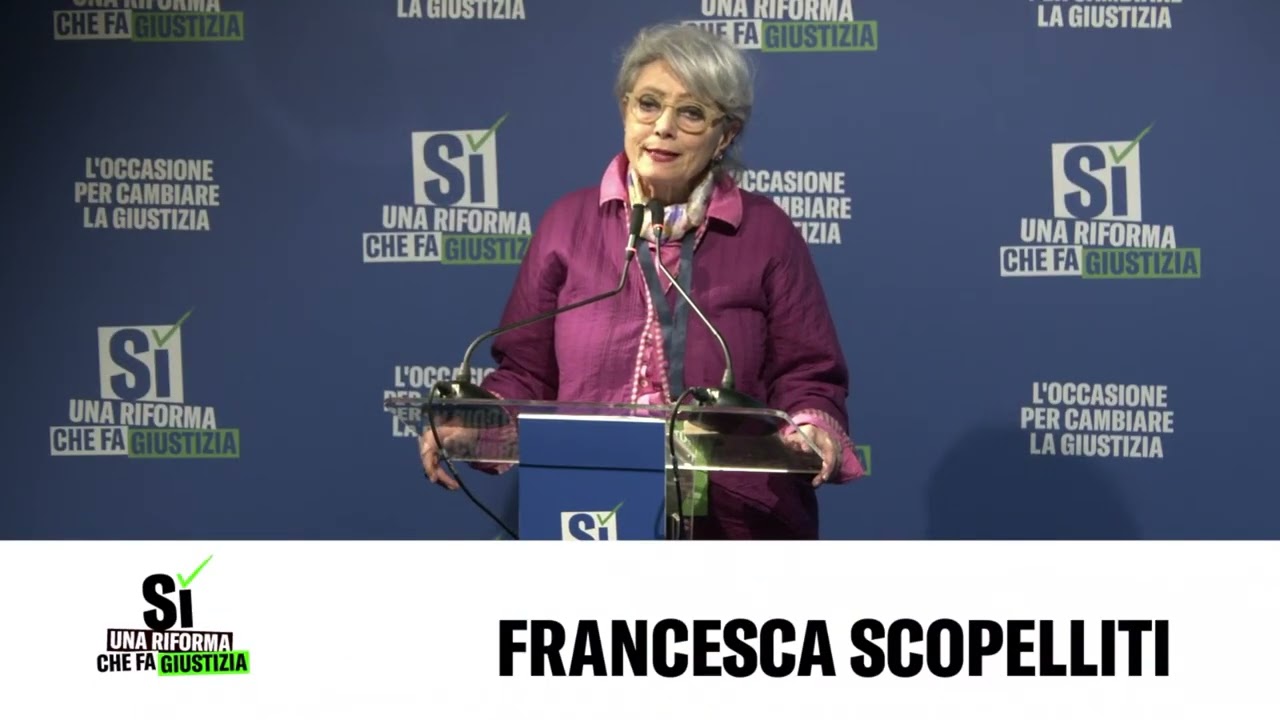 LA MOGLIE DI ENZO TORTORA, SCOPELLITI, INTERVIENE ALL'EVENTO 