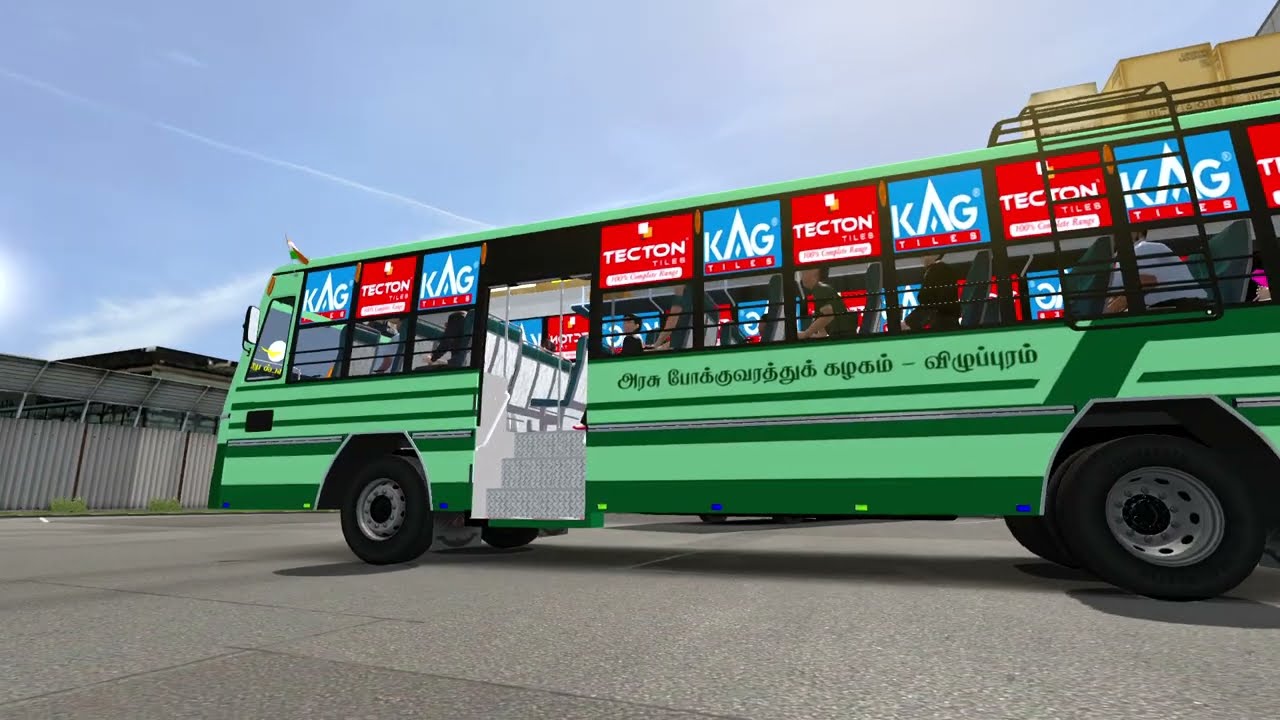 TNSTC Express Bus Driving on Sumatra |Ets2|Gundu Gamer