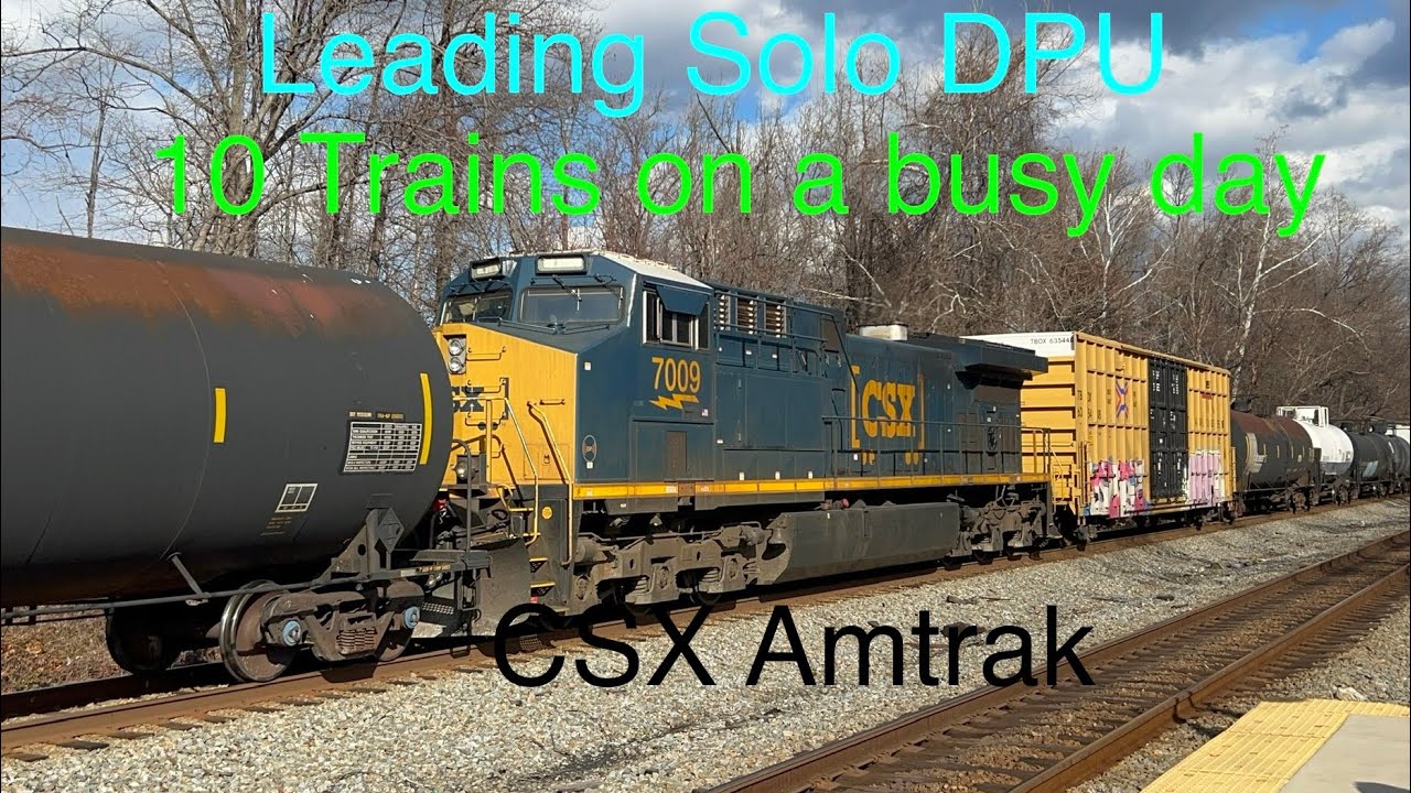CSX Amtrak on a busy sunny windy day Sunday 1/12/2025 @HolidayTMJrailfan @calebtrains2261