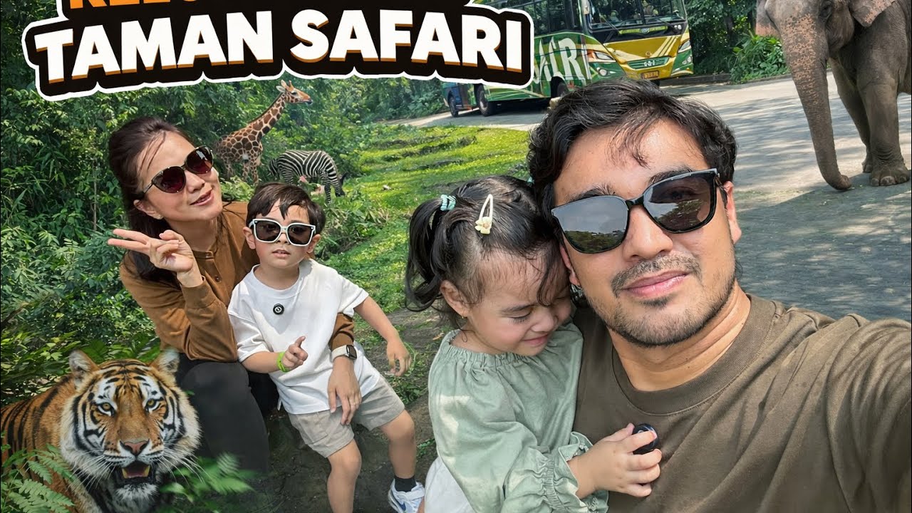 LEL&EL : LIBURAN KE TAMAN SAFARI 🦒🦓 ANAK-ANAK AUTO HAPPY