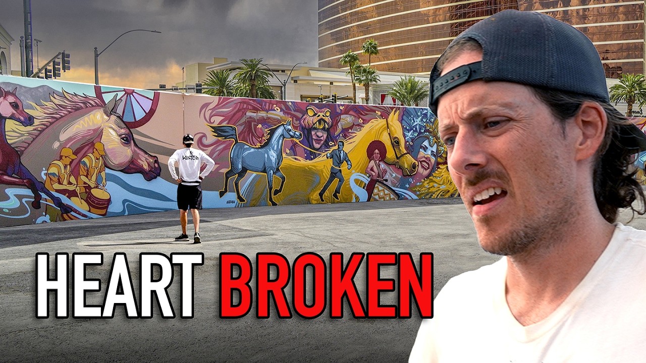 I Built a 200ft Mural in Las Vegas...Then Disaster Strikes.