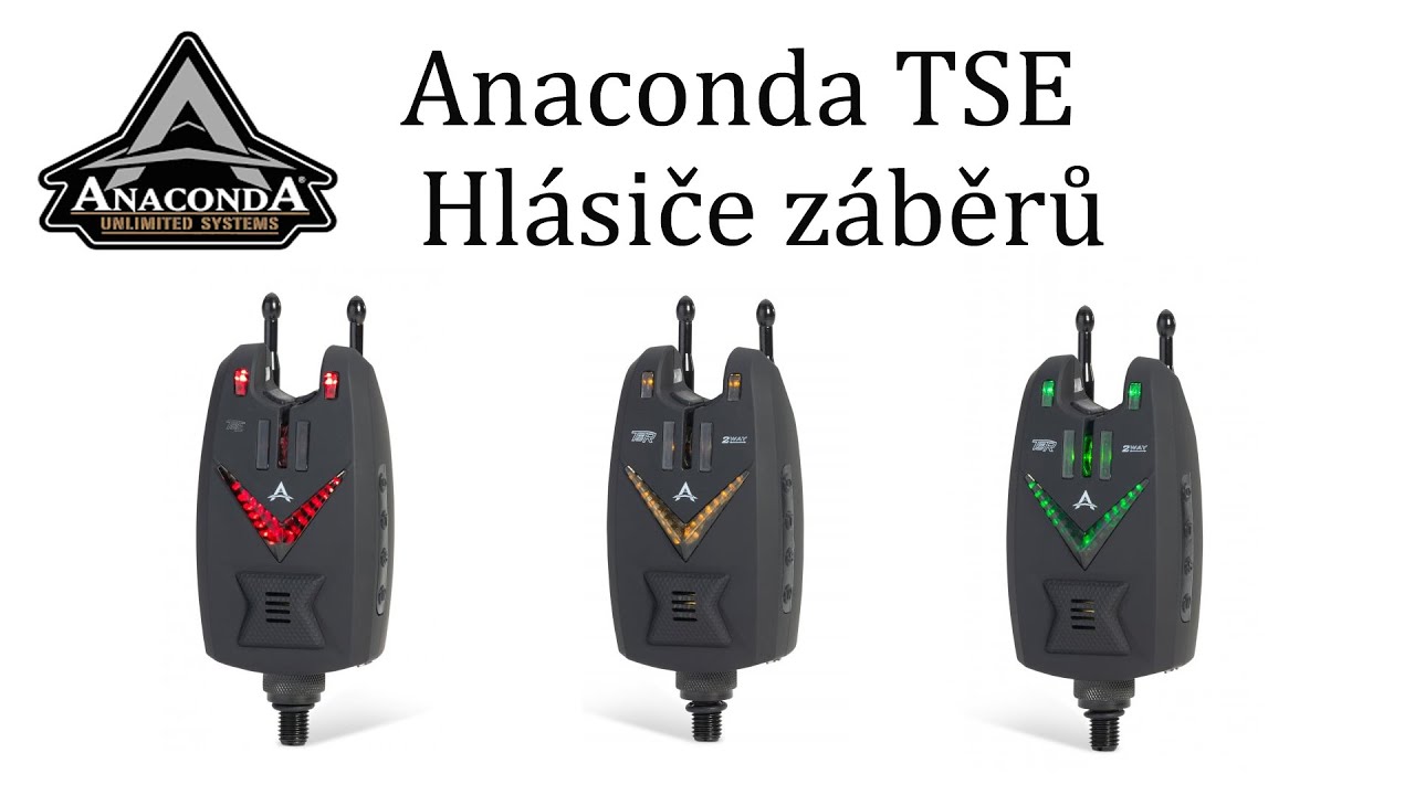 Anaconda TSE hlásiče záběrů- červená, žlutá a zelená barva světla. Jak fungují a svítí.