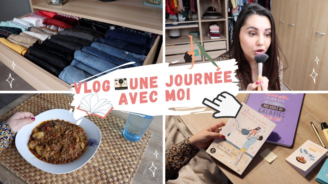 VLOG ⎜UNE JOURNÉE AVEC MOI 🧘🏻‍♀️ Nouvelle routine, yoga, lecture ... ✨