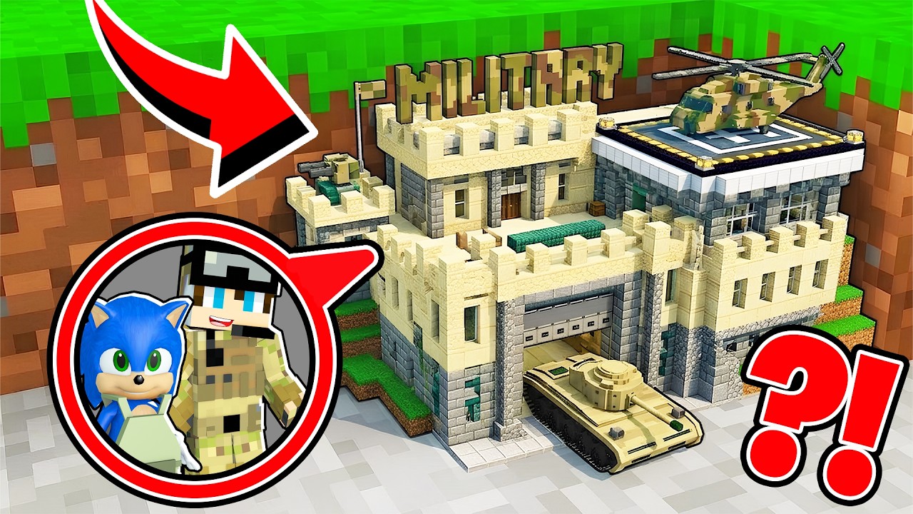 ENES VE BEBEK SONİC K&Uuml;&Ccedil;&Uuml;K BİR ASKERİ &Uuml;S BULDU 😱 Minecraft