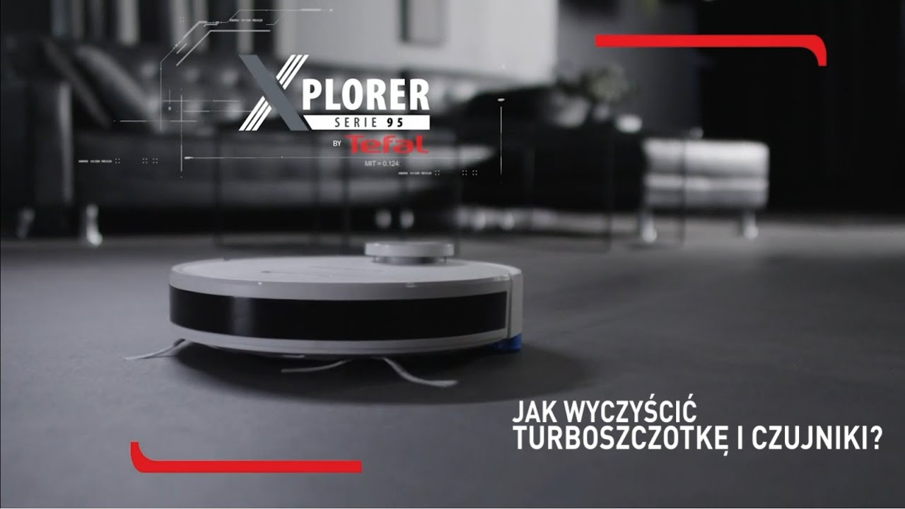 Tefal Xplorer S95 - Jak wyczyścić turboszczotkę i czujniki?