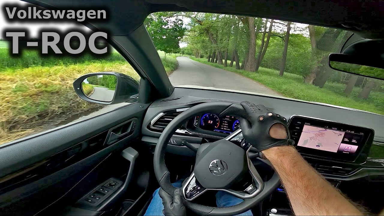 2022 Volkswagen T-ROC 2.0 TSI 4Motion DSG (facelift) | POV test drive