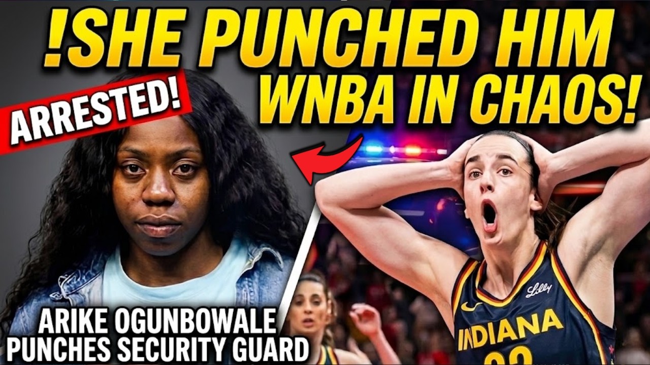 Arike Ogunbowale ARRESTED After Punching Security Guard! WNBA CHAOS After Caitlin Clark Drama!