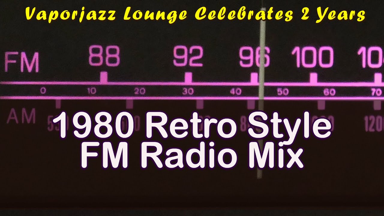 Retro Nostalgia 1980 FM Radio Style | Soothing Jazz Vaporwave Study Music