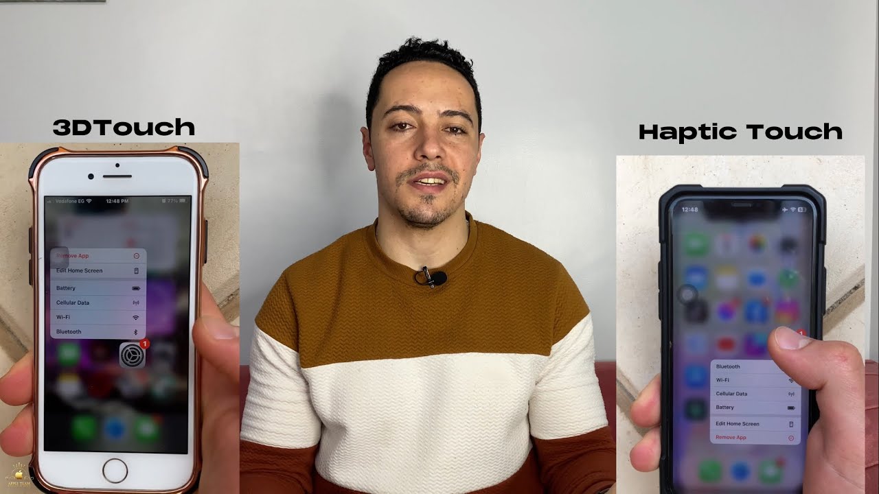 الفرق بين خاصية ال 3D Touch و خاصية ال Haptic Touch