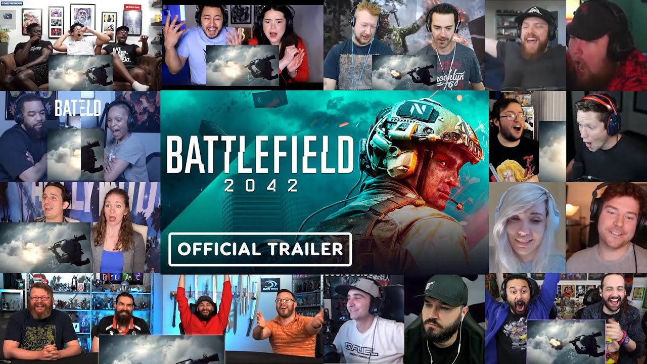 Battlefield 2042 Reveal Trailer Reaction Mashup
