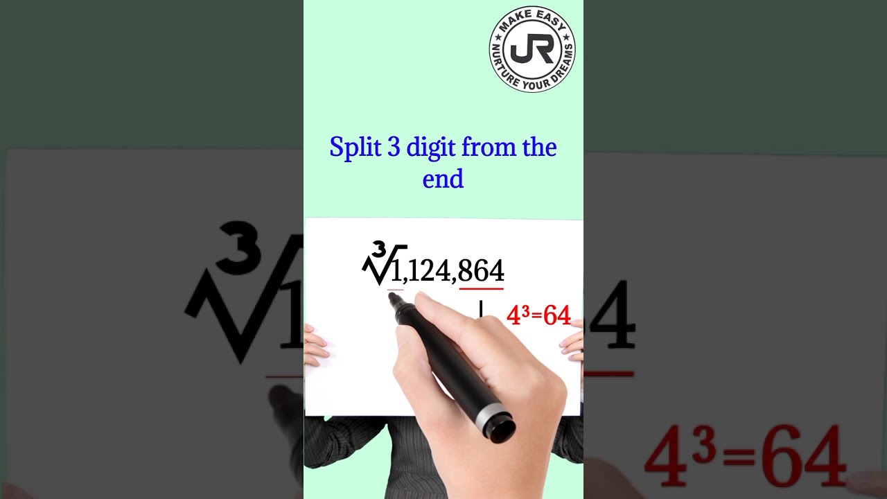 Learn in seconds (short trick) . How to find CUBE ROOT of 7 digit number.