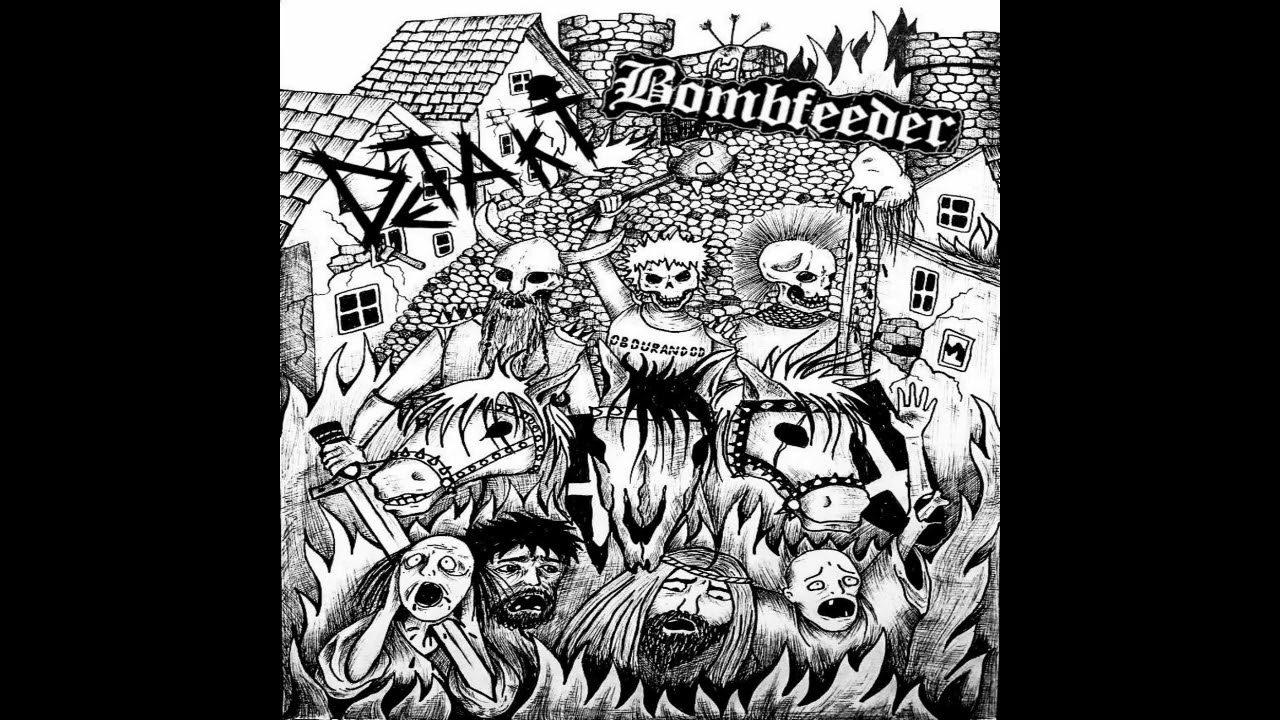 Detakt/Bombfeeder - split CS (2025)[D-beat Rawpunk]