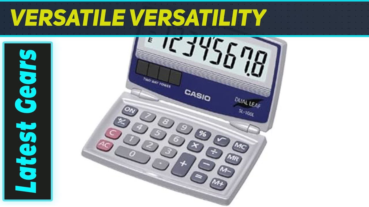 Casio SL-100L: The Best Portable Solar Calculator for Business & Travel