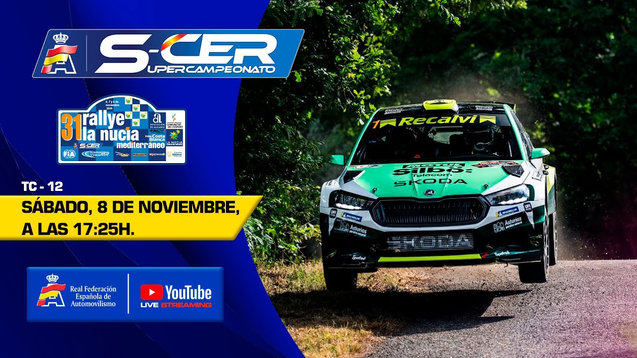 En directo: TC12 Guadalest-Callosa |  Rallye La Nuc&iacute;a Mediterr&aacute;neo 2025