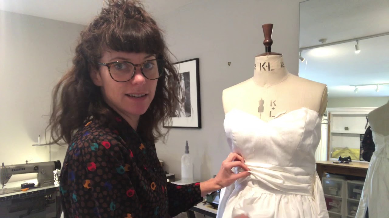 WeddingDress Maker- Sewing bodice to skirt section