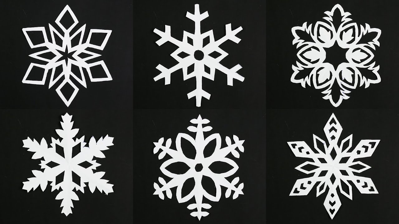10 ideas de copo de nieve fácil para la Navidad [Decoración de Navidad]