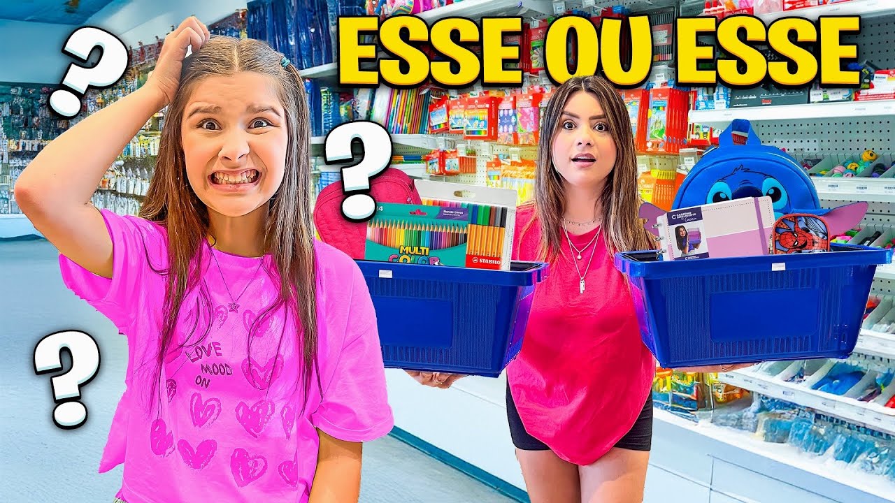 ISSO OU AQUILO NA PAPELARIA *Nível extremo