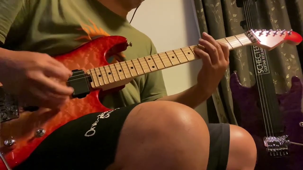 ANTHEM / DANGER FLIGHT (Crimson & Jet Black) guitar cover
