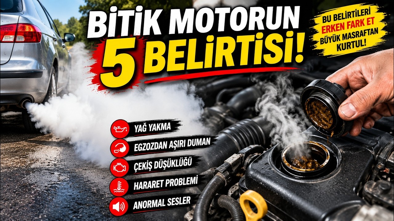 Bitik Motor Nasıl Anlaşılır? Motor Üflemesi, Dizel ve Benzinli..