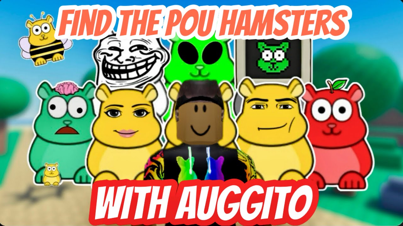 How to find all pou hamsters in Find The Pou Hamster with Auggito