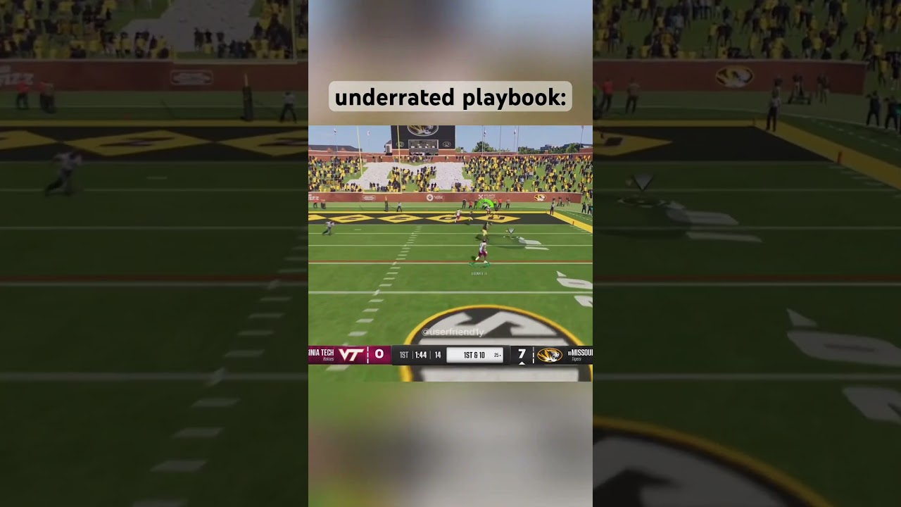 Missouri Tigers Playbook Breakdown #cfb25 #cfb #collegefootball25 #tips #mizzou #ncaa25