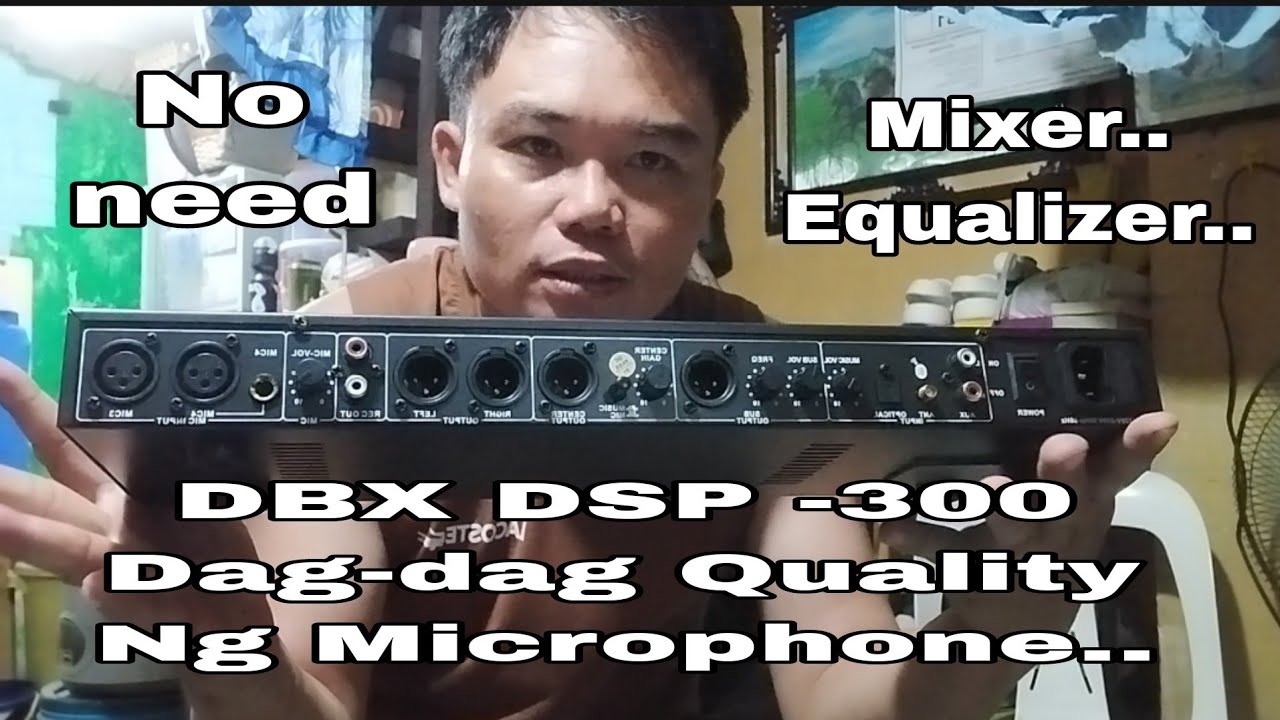Unboxing & testing Microphone processors DBX DSP -300