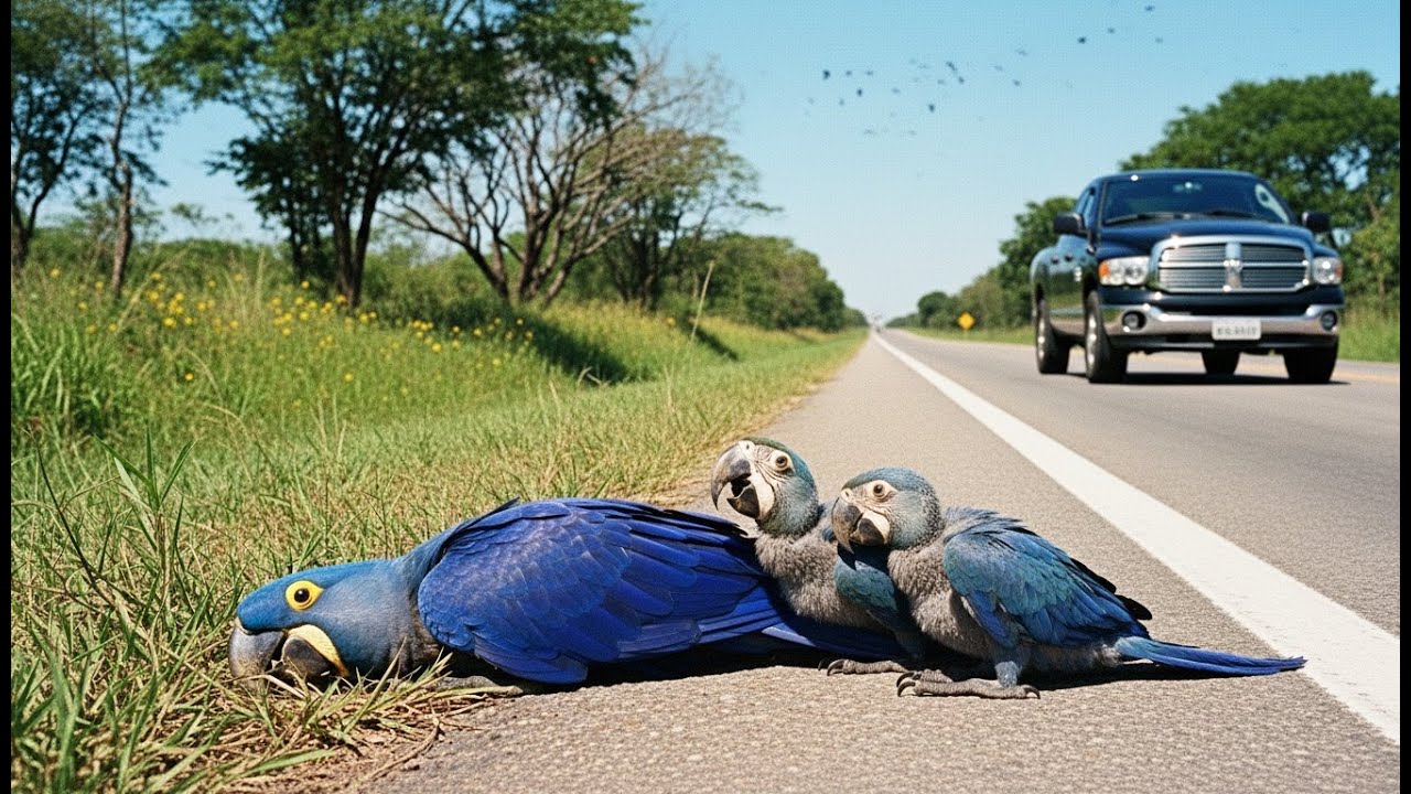 The Mother Macaw Refused to Move &mdash; Until I Picked Up Her Injured Baby