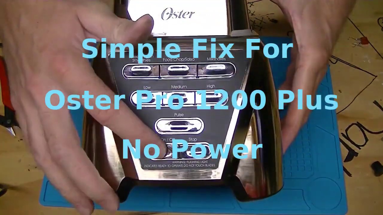 Oster Pro 1200 Plus no power fix