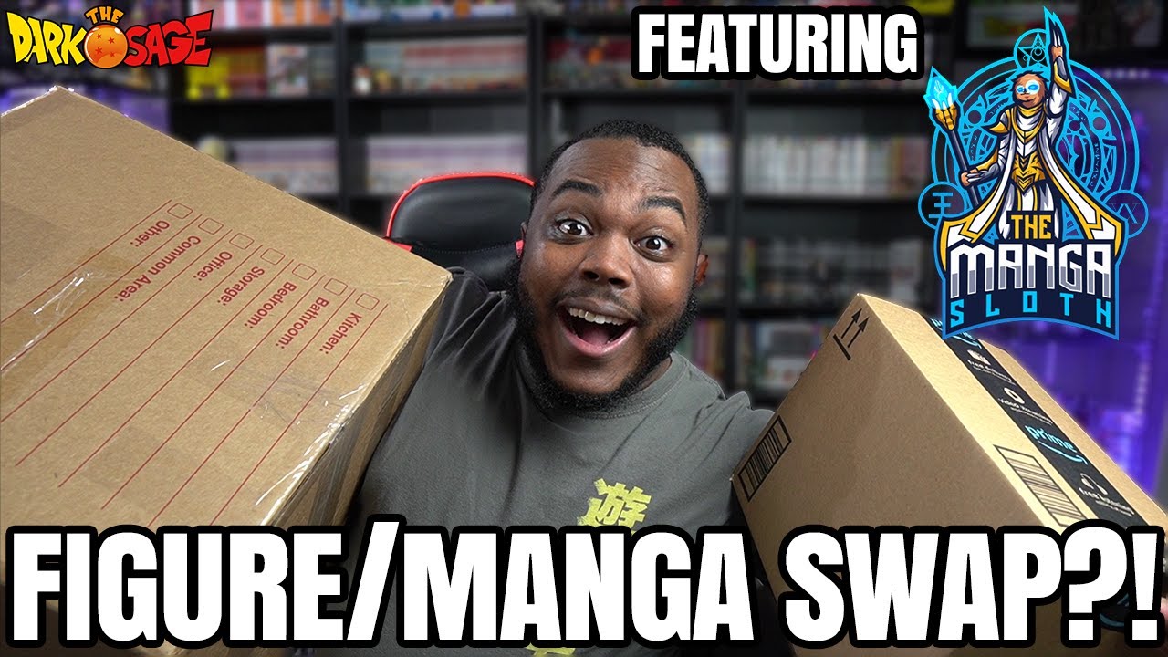 THEMANGASLOTH SENT ME ANIME FIGURES AND MANGA?! | Anime Figures and Manga Unboxing