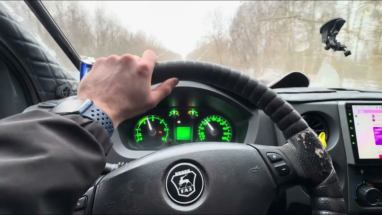 Установка руля от Mercedes в газель! Рабочие моменты. 