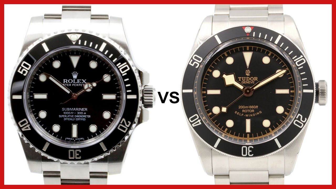 ▶ Rolex Submariner vs. Tudor Heritage Black Bay - COMPARISON