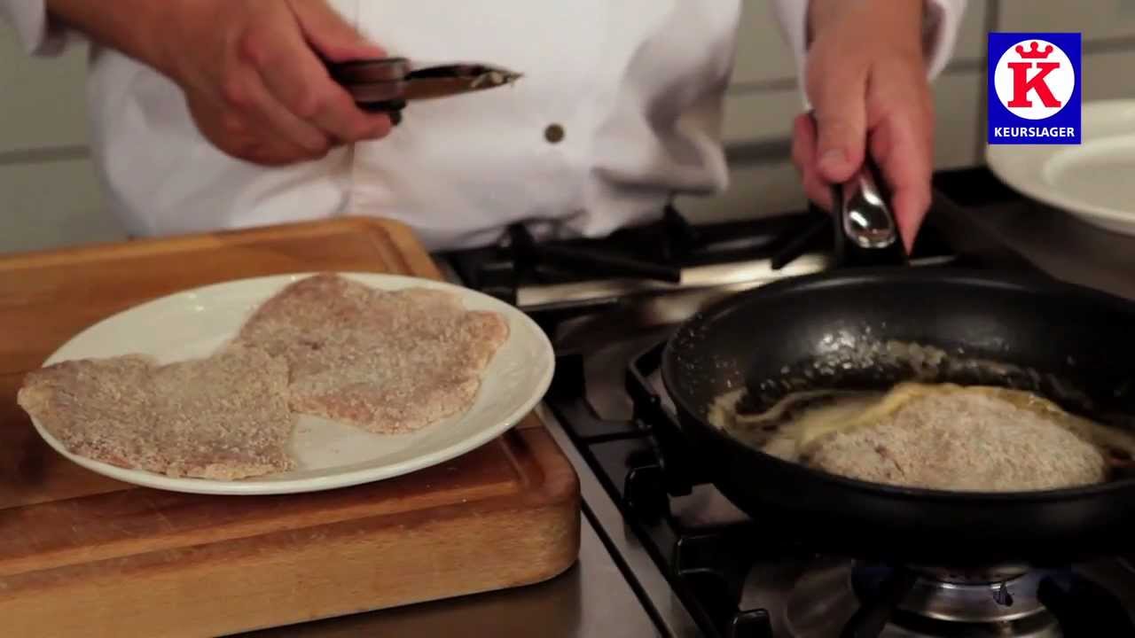Keurslager - Schnitzel bakken