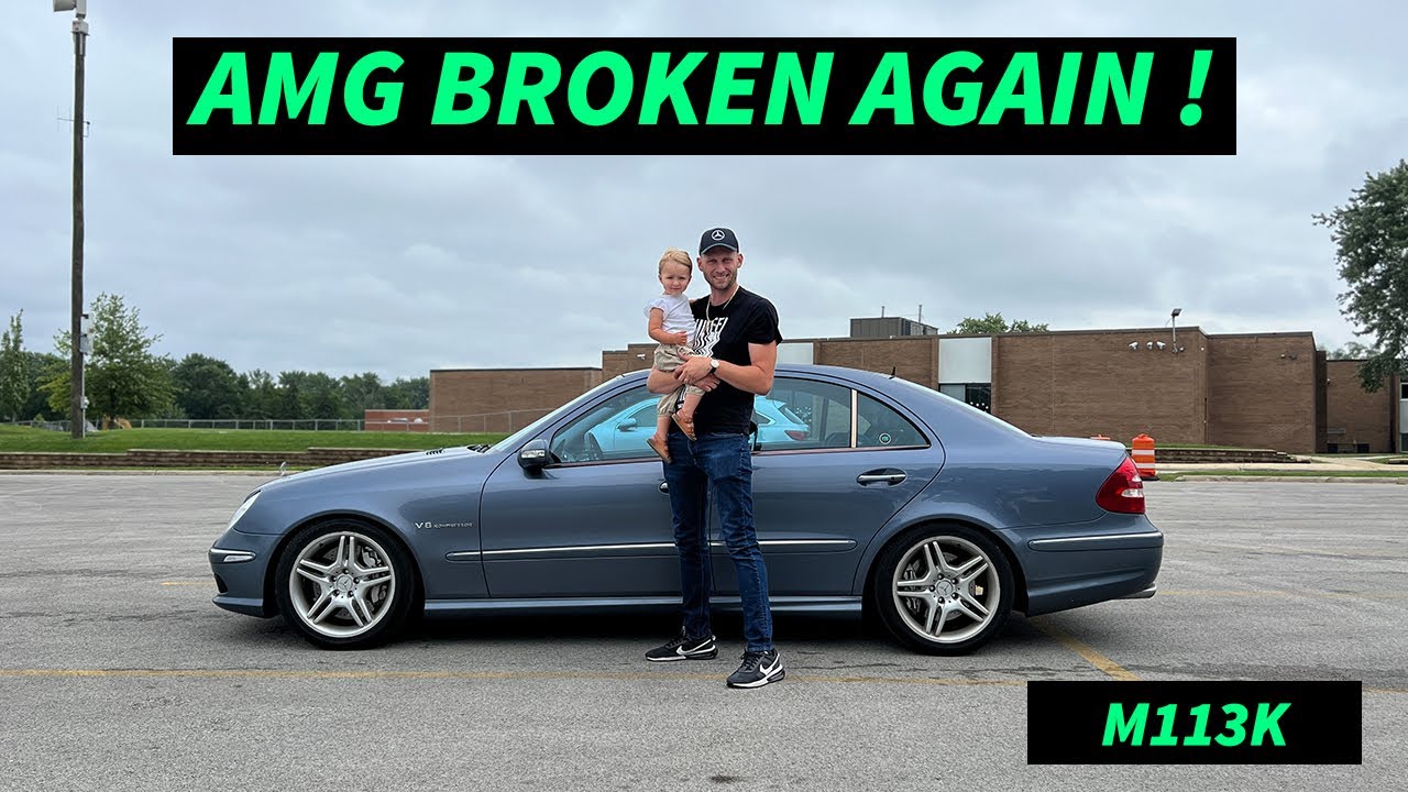 Mercedes E55 AMG W211 снова сломался! Денежный застой!?