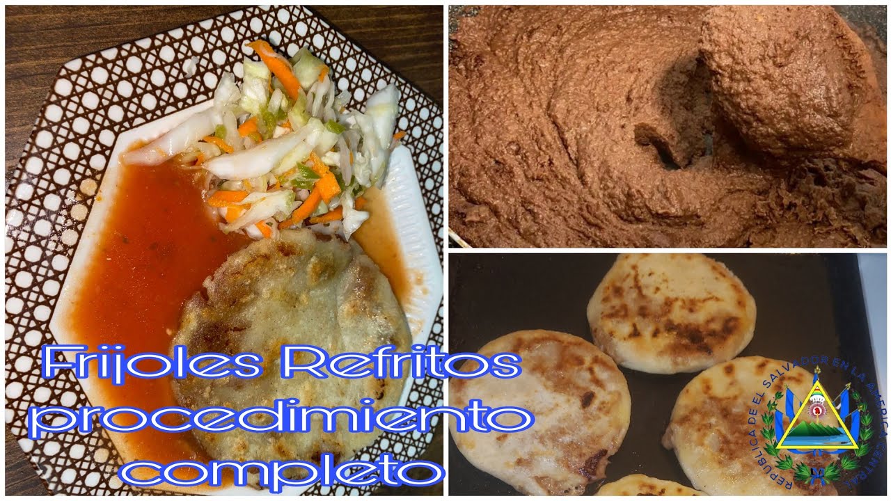 🚀 Frijoles Fritos  para PUPUSAS la receta de la abuela 👵