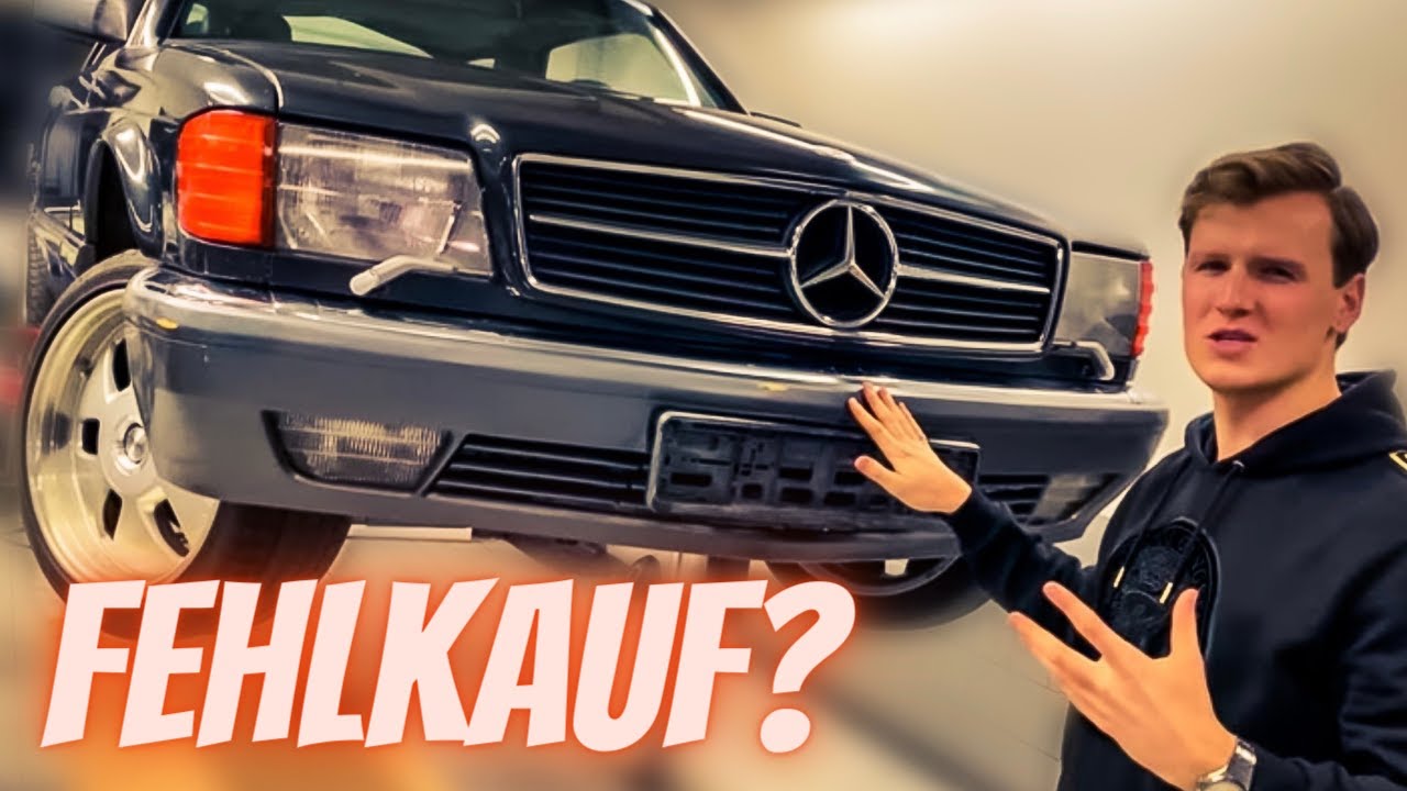 Technik Check am Mercedes 560SEC | Was muss alles gemacht werden? | C126