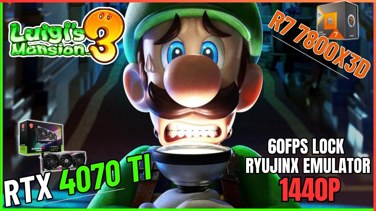 Luigi's Mansion 3 PC Gameplay | RTX 4070 TI | Ryujinx Emulator 1440p