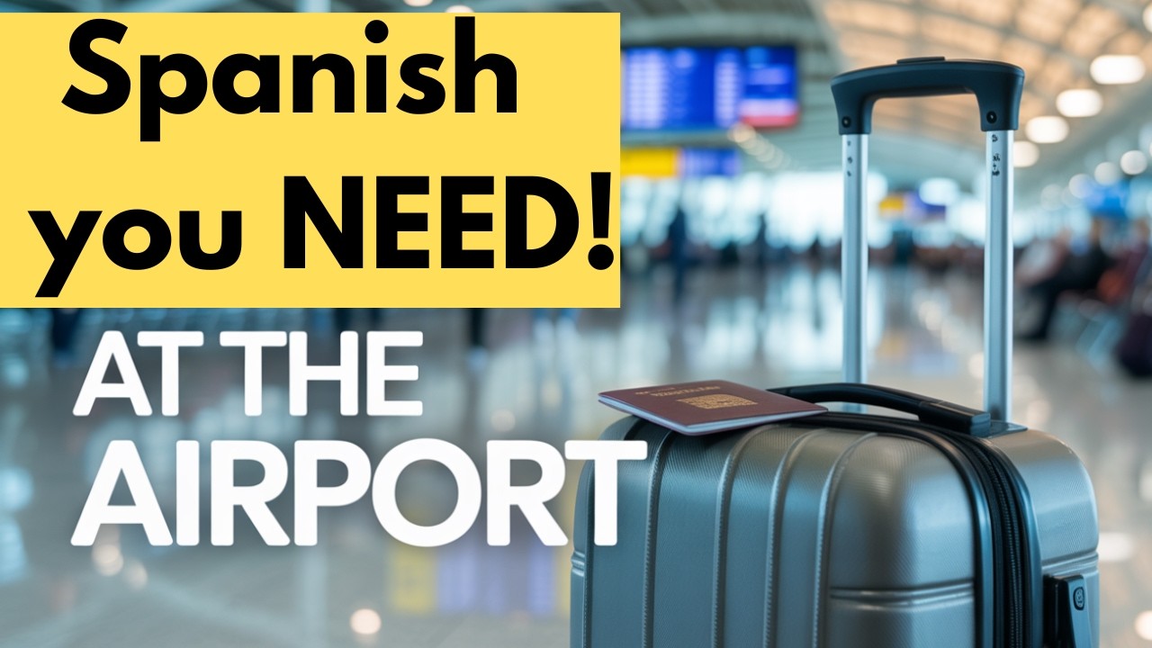Flying? ✈️ Learn This Airport Spanish FIRST!