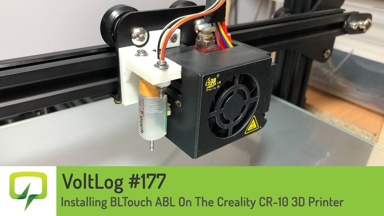 Voltlog #177 — Установка автоматического выравнивания платформы BLTouch на 3D-принтере Creality C...