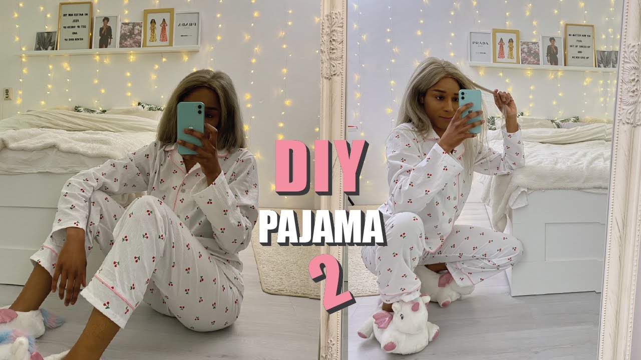 DIY PAJAMA SHIRT | How to make a pajama shirt WITH revere collar sewing pattern
