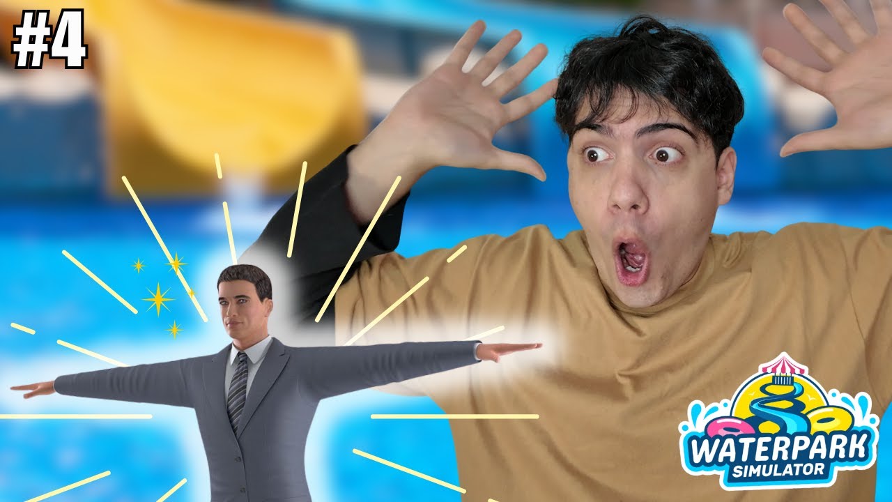 MY FIRST EMPLOYEE - Waterpark Simulator #4