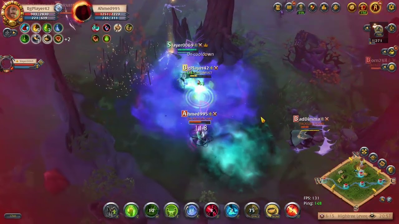 Albion Online 2 vs group ~ ironroot and bloodmoon duo meta