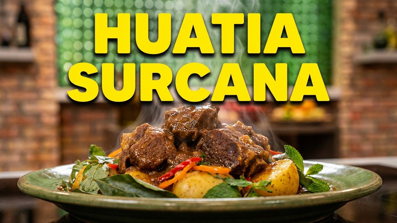 HUATIA DE CARNE ( PACHAMANCA A LA OLLA ) -  PERU FUSION, AL SABOR DEL CHEF PERU